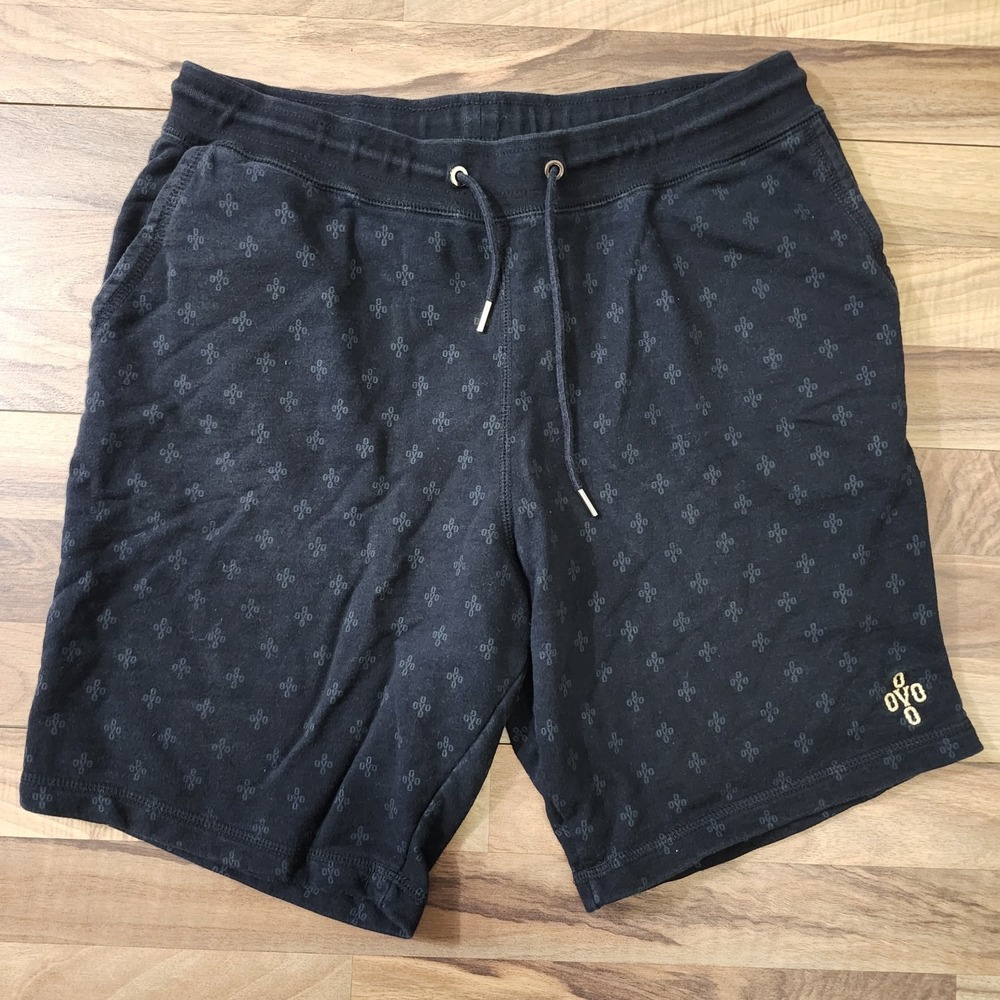 Drake OVO Merch Monogram Logo Shorts Black Size XL